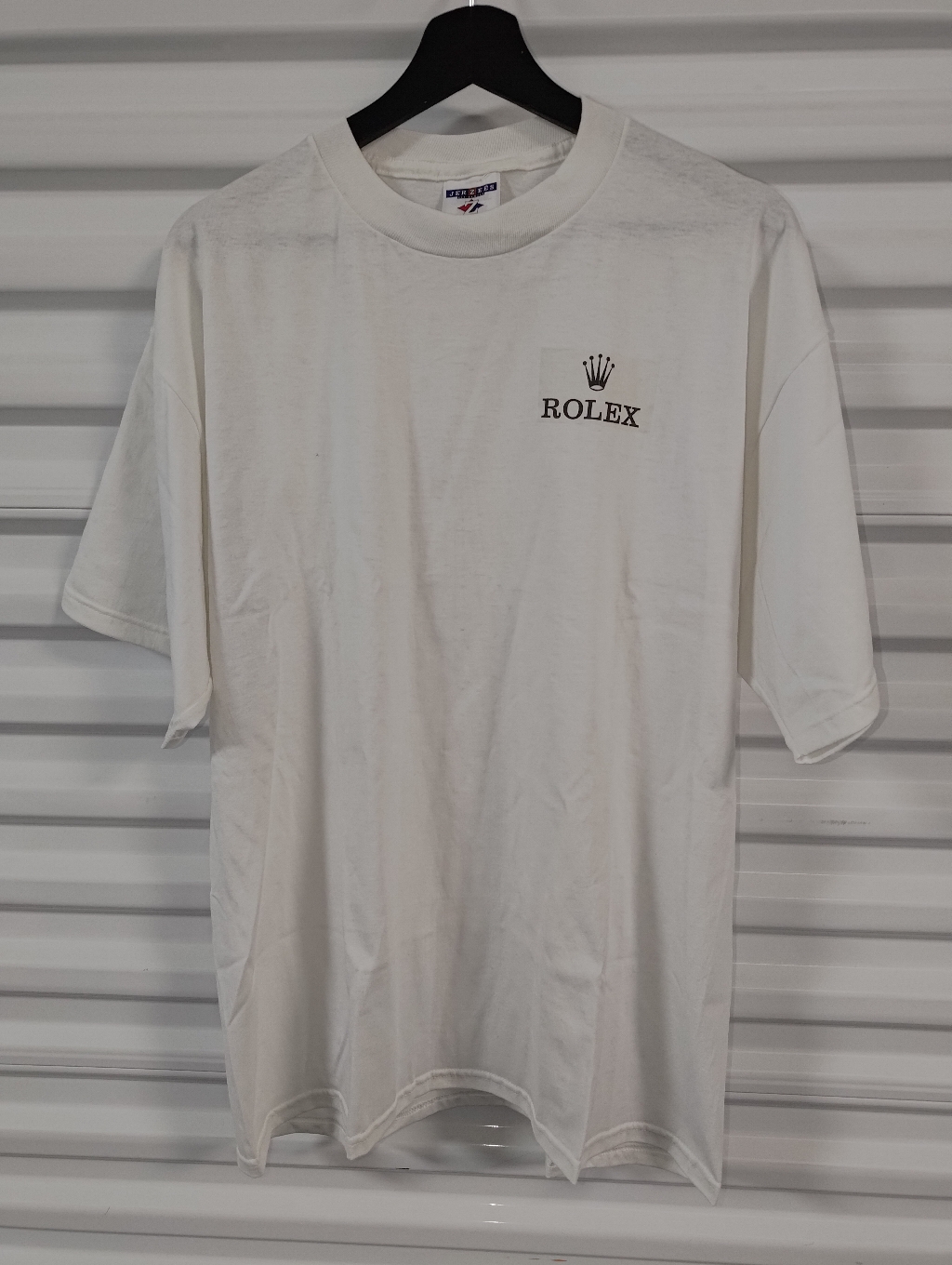 Vtg Rolex Logo Crewneck Short Sleeve TShirt Mens Xl
